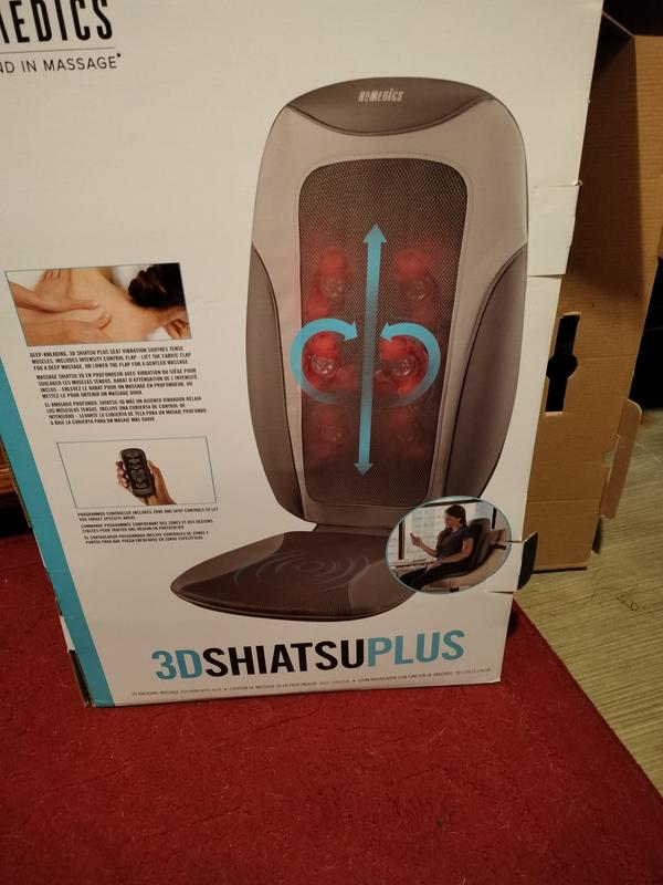 Homedics 3D Shiatsu Vibration Body Massager w Heat QVC