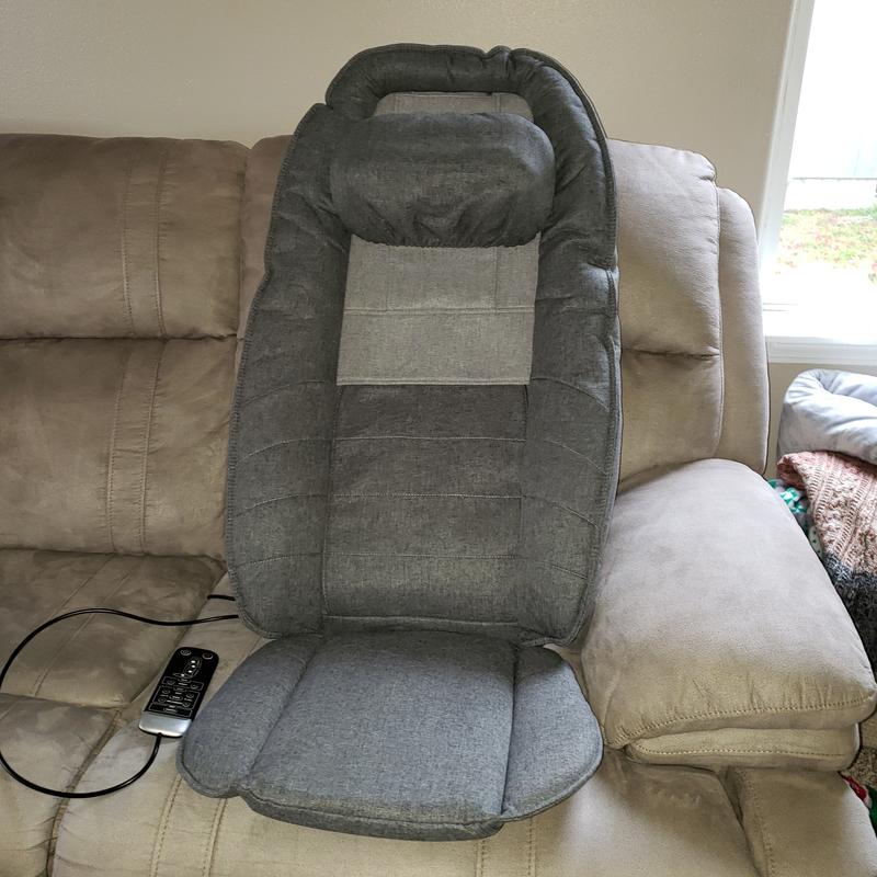 Homedics Total Recline Massage Cushion, Ultimate Versatility, Sit Up, Lean  Back, Lie Down, Soothing …See more Homedics Total Recline Massage Cushion