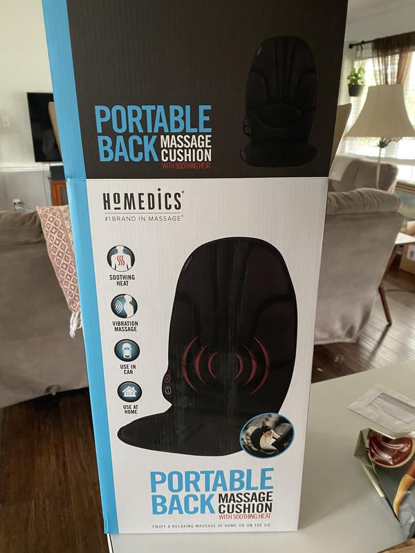 HoMedics Portable Back Massage Cushion with Heat