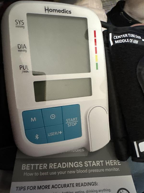 HoMedics Bluetooth Upper Arm Blood Pressure Monitor