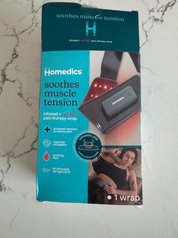 HoMedics Infrared + Red-Light Pain Rechargeable Therapy Wrap - QVC.com