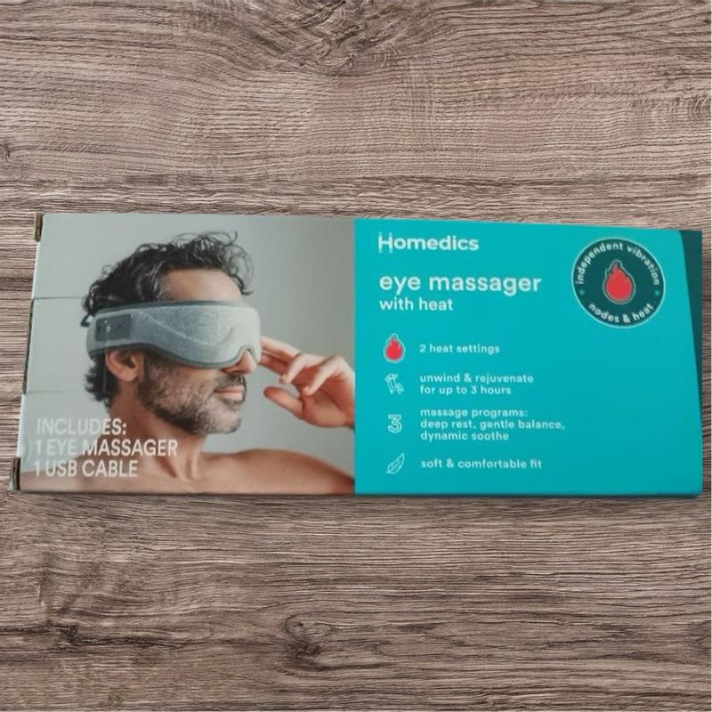 homedics eye mask with vibration massager Homedics NuView Eye Massager with Compression and Soothing Heat Uses  Vibration Waves to Renew Tired Eyes, Put an End to Eye Strain, Cordless  with