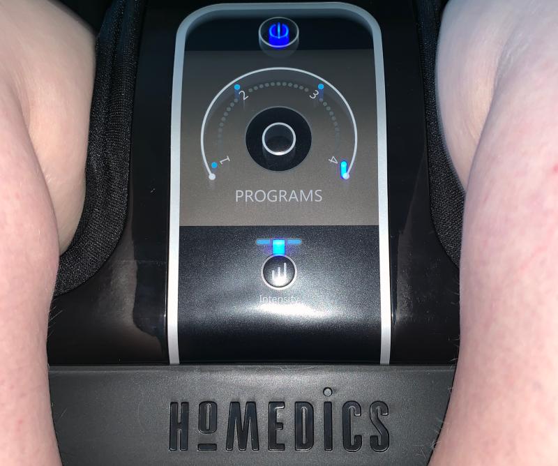 The Control Panel is within easy reach, right between your knees.