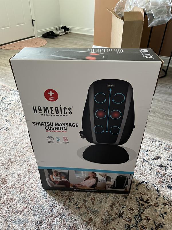 HoMedics Shiatsu Pro & Massage Cushion with Soothing Heat