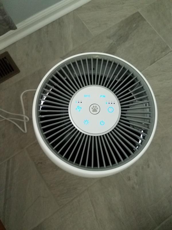 Fan and lights on buttons