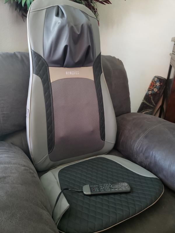 Shiatsu Elite II Massage Cushion with Soothing Heat - Homedics