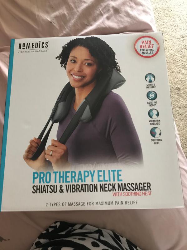 Pro Therapy Elite Shiatsu and Vibration Neck Massager - Homedics