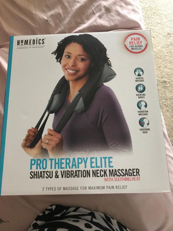 Pro Therapy Vibration Neck Massager with Soothing Heat