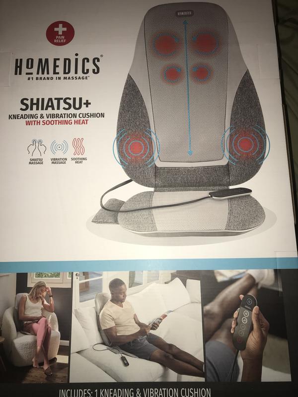 HOMEDICS DUAL SHIATSU MASSAGE CUSHION MCS-370H