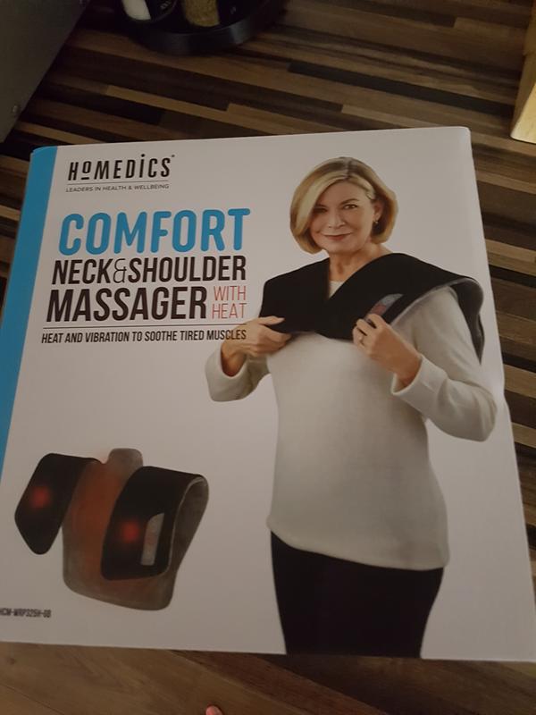 homedics comfort neck & shoulder massager with heat