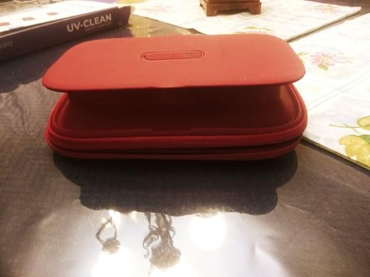 Popped up to clean phone