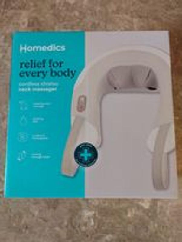 Homedics® Shiatsu Rechargeable Neck Massager with Heat