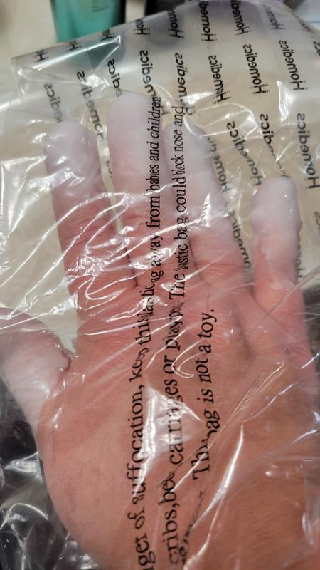 Homedics - TheraSpa Deluxe Paraffin Bath - after 6 dips & wrapped in bag