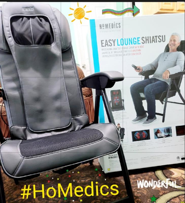 Homedics easy lounge online shiatsu