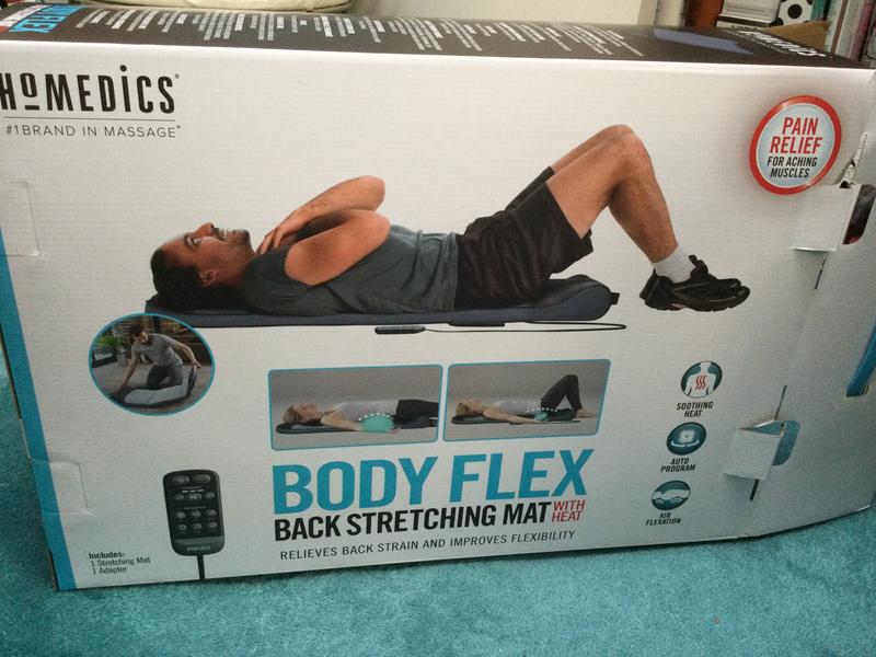 Body Flex Back Stretching Mat with Heat - Homedics