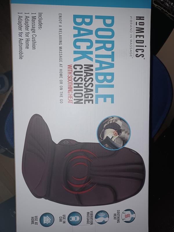 HoMedics Portable Back Massage Cushion with Heat