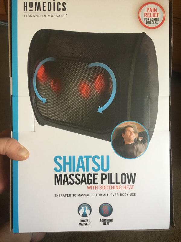 Homedics shiatsu 2024 massage pillow reviews