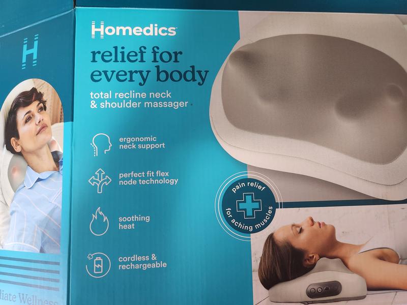 Homedics Total Recline Cordless Neck/Shoulder Massager