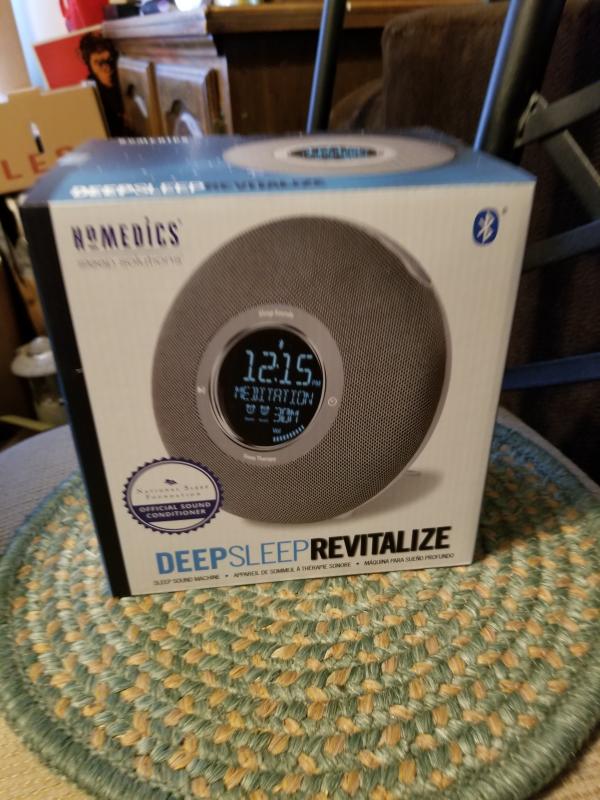 HoMedics Deep Sleep® Revitalize Engineered Sleep Sound Alarm Clock