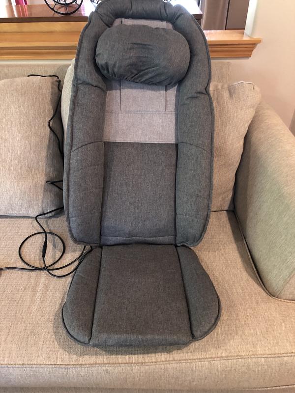 Homedics Total Recline Massage Cushion, Ultimate Versatility, Sit Up, Lean  Back, Lie Down, Soothing …See more Homedics Total Recline Massage Cushion