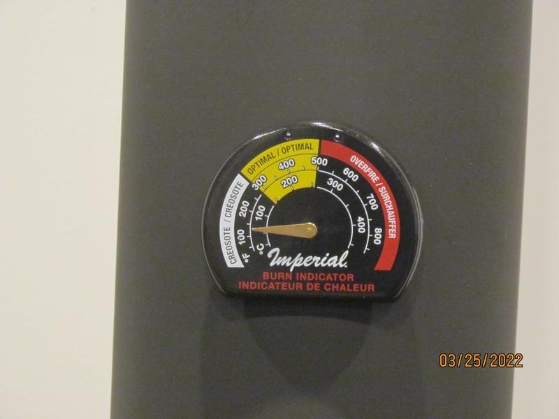 Imperial Manufacturing BM0135 Magnetic Thermometer: Miscellaneous Stove  Pipe Parts (063467700012-2)