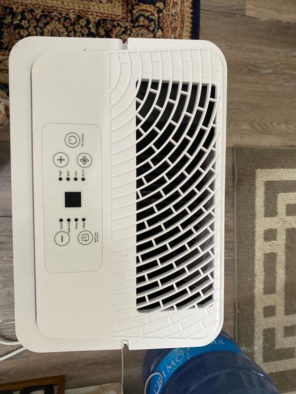 HOmeLabs 8 Pint Portable Wi-Fi Dehumidifier – Covers Up To 1,000 Sq Ft, Ultra-Quiet 36dB, Smart App Control, Continuous Drain Hose Included