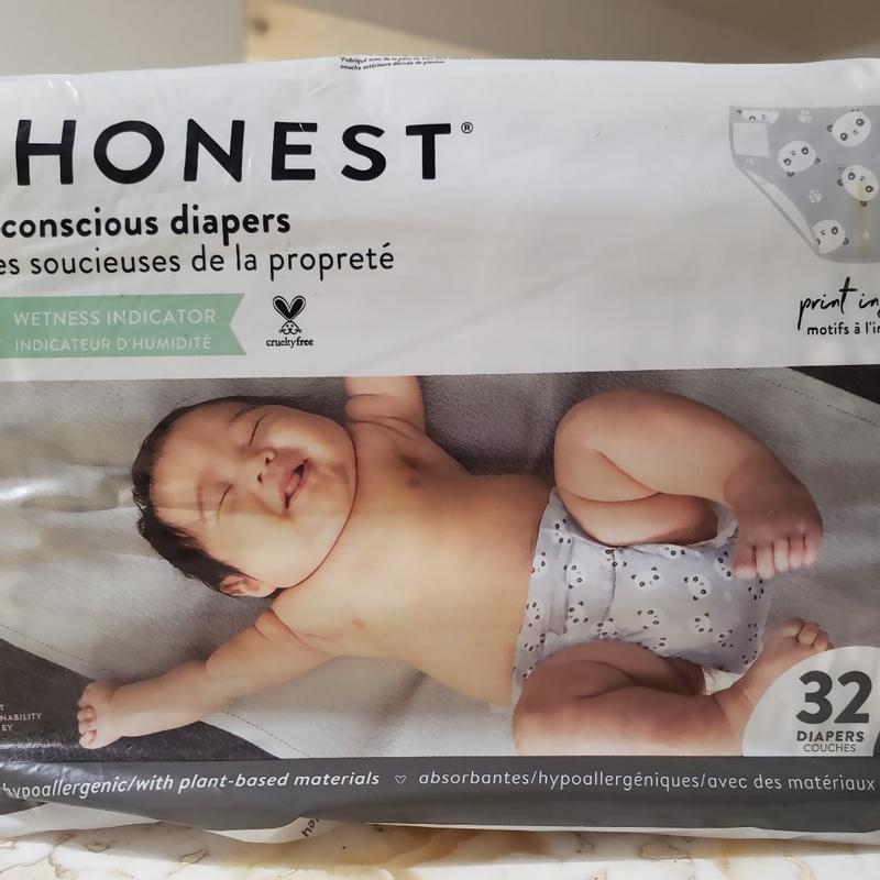 Honest Overnight Diapers Sleepy Sheep Club Box, Size 5, 44 Count