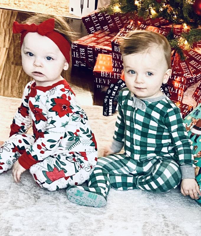 Red Plaid Family Matching Christmas Pajamas Canada – Pajama