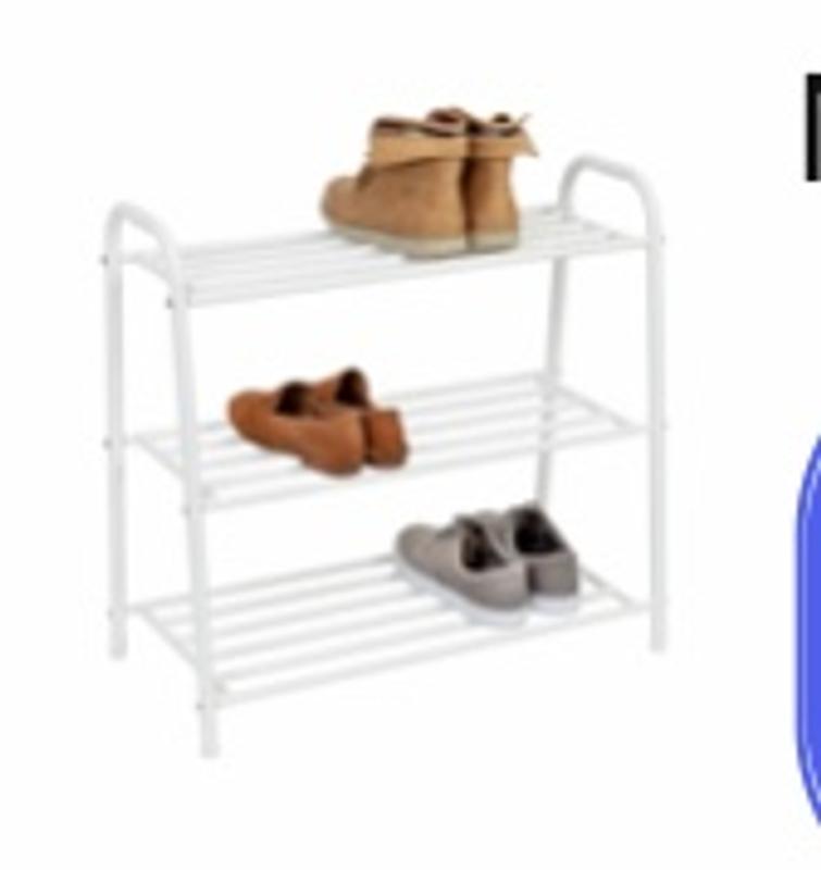 Metal shoe rack online argos