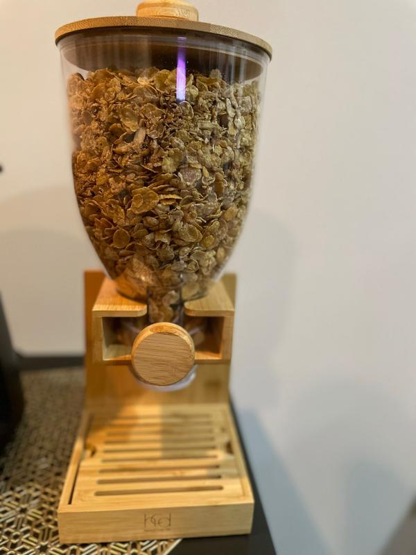 Natural Bamboo Single Cereal Dispenser