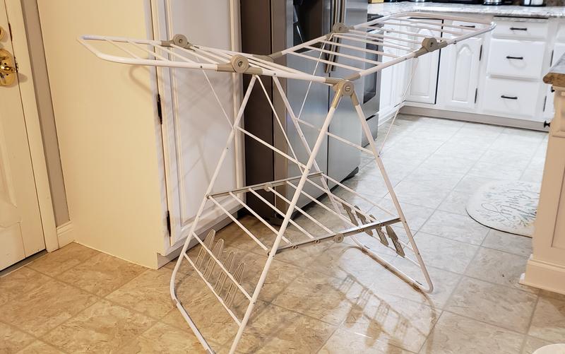 Honey-Can-Do Heavy-Duty Gullwing Clothes Drying Rack, 57 in. x 23.5 in. x  37 in.