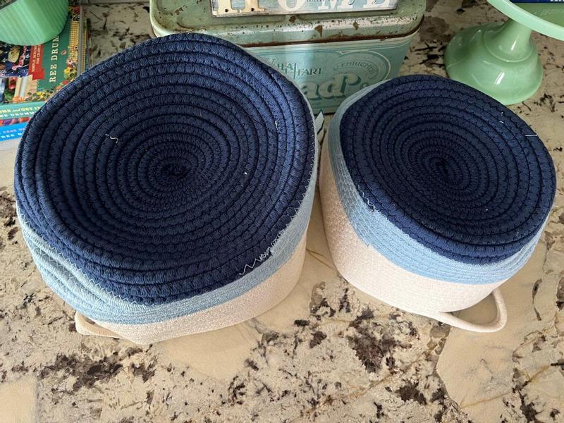 bottoms of baskets