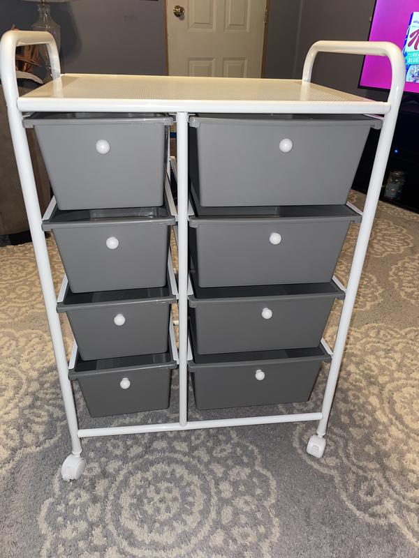 Honey Can Do Gray/White 15-Drawer Storage Cart CRT-09106, Color: Gray -  JCPenney