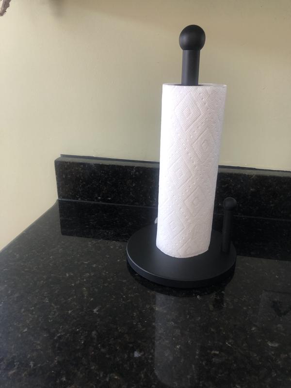 Honey-Can-Do Freestanding Black Paper Towel Holder KCH-09140 - The Home  Depot