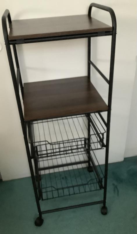 Honey-Can-Do Scaffale Metallico A 4 Ripiani, Capacità 159 Kg Per Ripiano, 45,7x121,9x182,9 Cm, Nero, Per Garage/Cucina