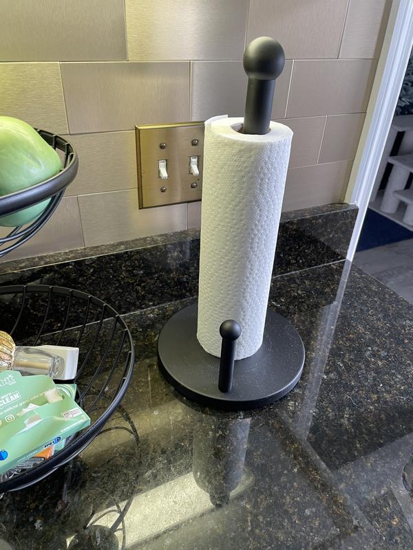 Honey-Can-Do Silver Paper Towel Holder