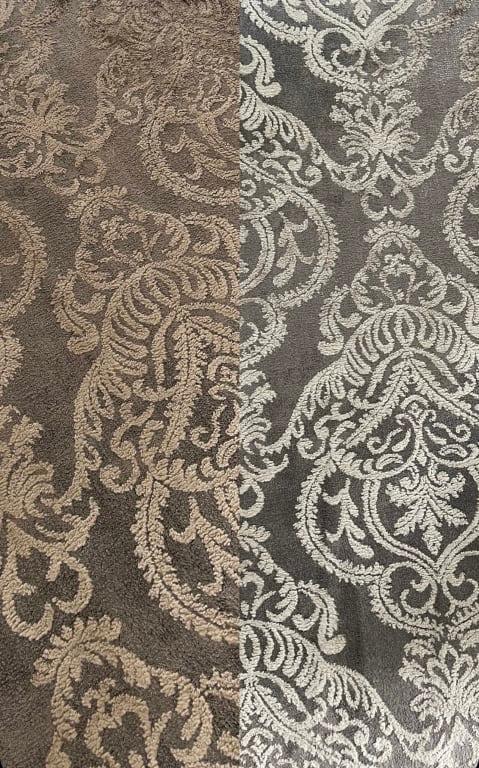 Front foyer carpet 1 pass before and after