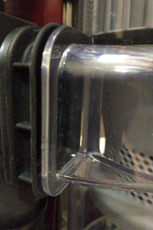 Dirt is going to fly out the side