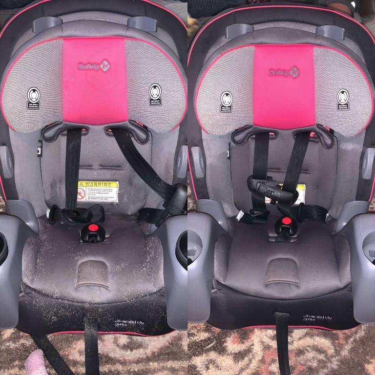 This car seat had been in our storage shed & now looks almost new!