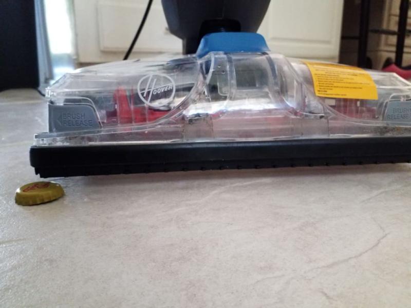 Plastic suction attachment doesn't touch the floor