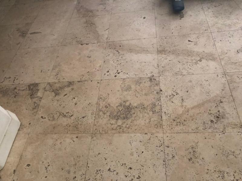 Trail of filth follows unit everywhere it goes.