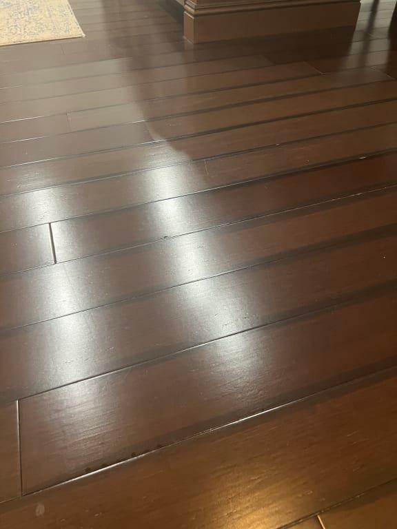 Very clean hardwood floor