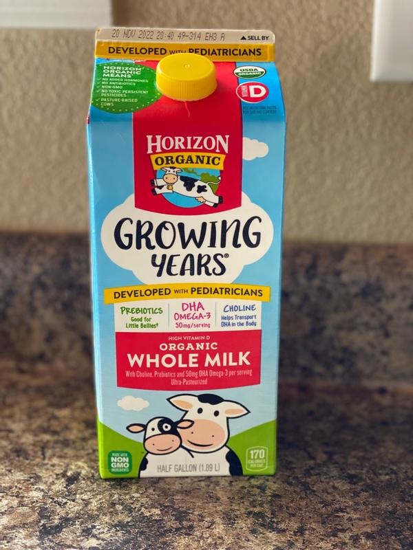 Horizon Growing Years® Organic Whole Milk for Kids