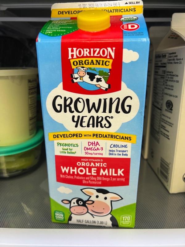 Organic Milk for Kids and Toddlers