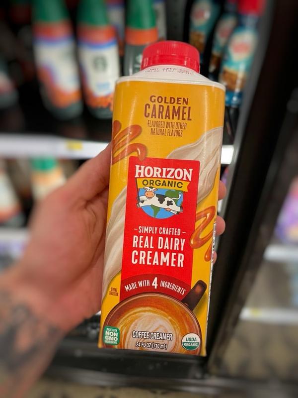 Golden Caramel Real Dairy Coffee Creamer - Horizon
