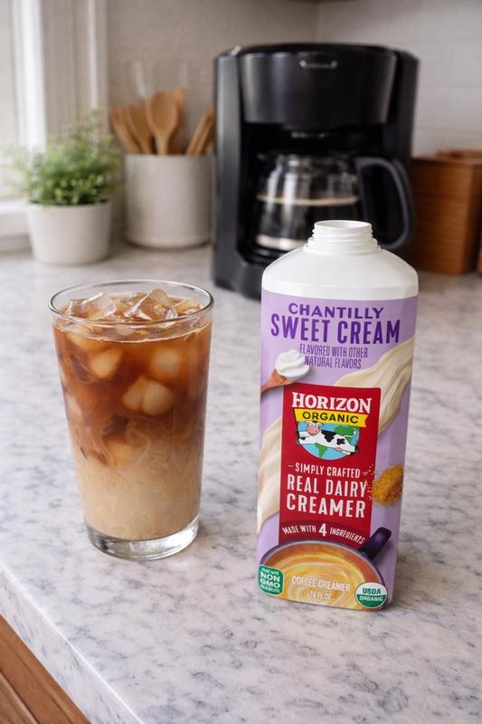Chantilly Sweet Cream Real Dairy Coffee Creamer - Horizon