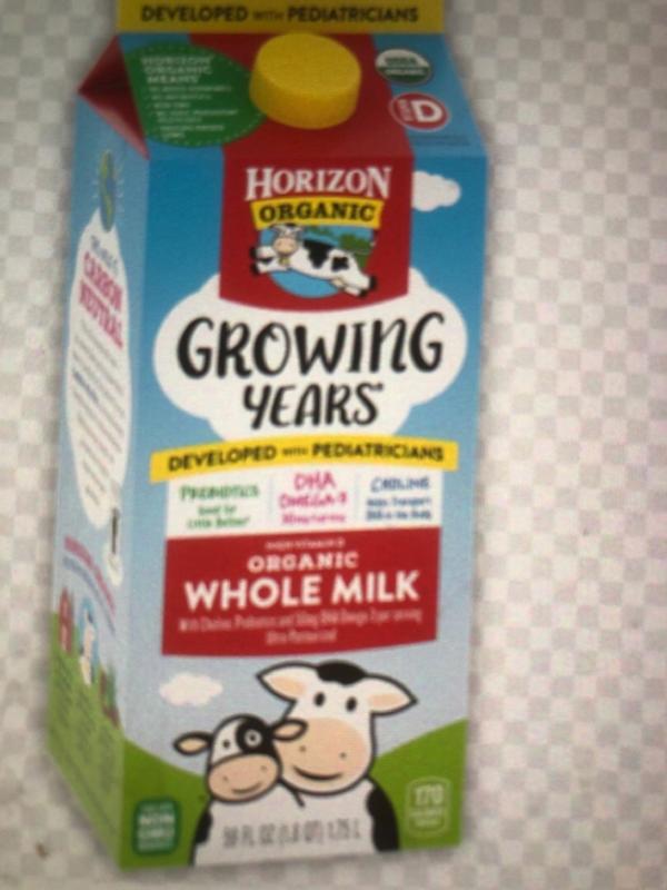 Horizon Growing Years® Organic Whole Milk for Kids