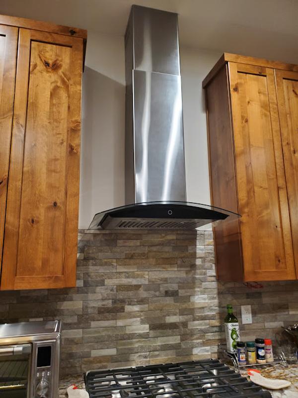 Hauslane Chef 30-in 450-CFM Convertible Stainless Steel Wall-Mounted Range  Hood in the Wall-Mounted Range Hoods department at