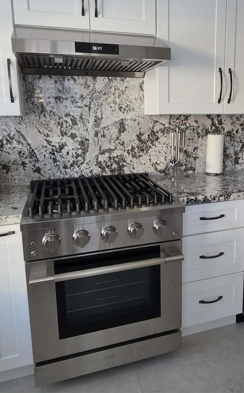 Hauslane HausPRO 30-in Deep recessed 4 burners Convection Oven ...