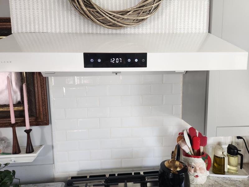 Hauslane Chef 30-in Ducted 500-CFM Matte White Under Cabinet Hauslane Chef 30-in Ducted 500-CFM Matte White Under Cabinet